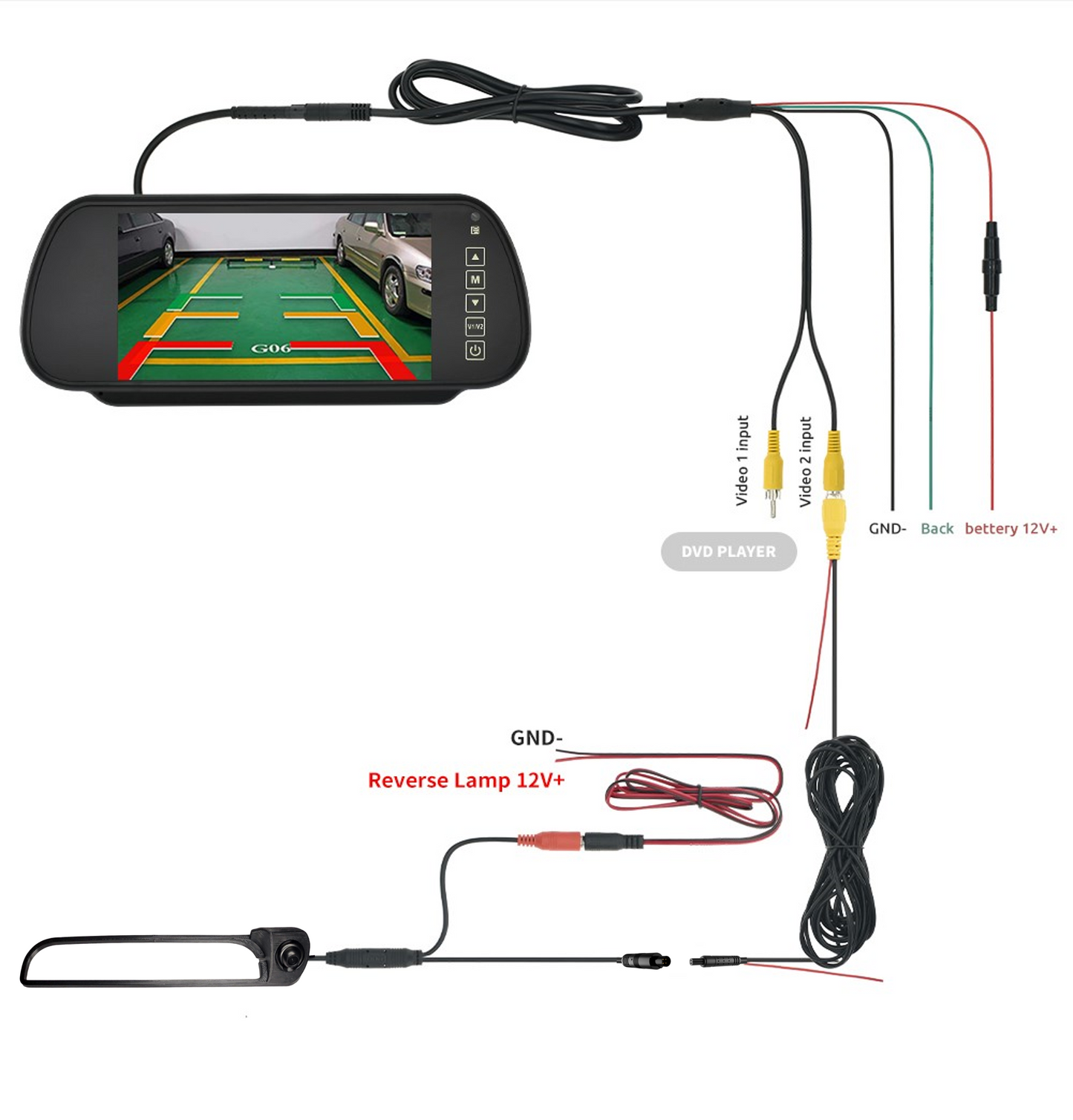 Reversing Camera Kit for Peugeot Boxer, Citroen Relay, Fiat Ducato 2011 and onwards