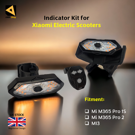 Front & Rear Indicator Kit for Xiaomi Electric Scooter Mi 363 Pro 1S (Clear)