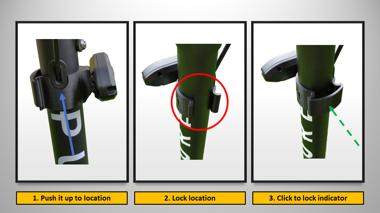 Mudguard Support with Indicators for Pure Air 2nd Gen (Clear)