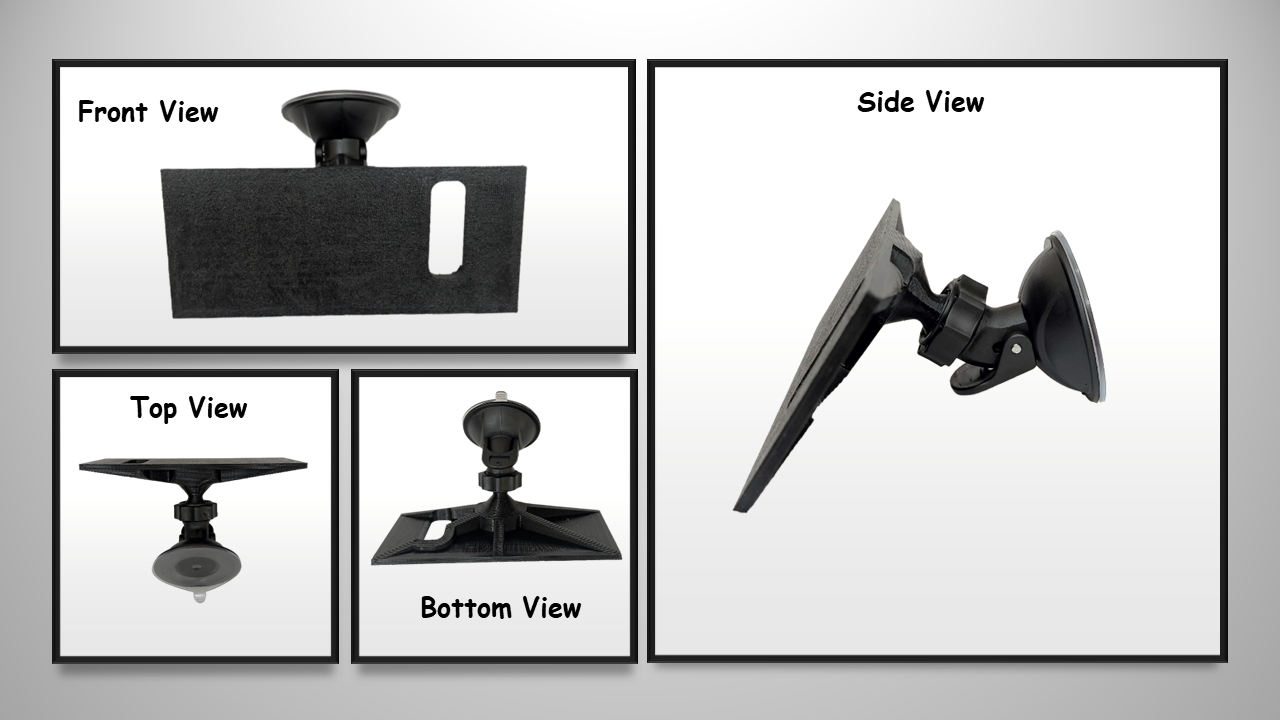 Mirror Monitor Bracket for Van, Lorry, Truck, Diggrs