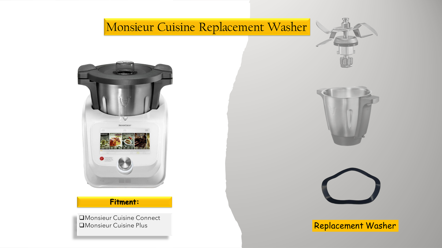 (Lidlomix) Monsieur Cuisine Connect Replacement Steel Washer