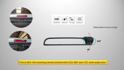 5" Monitor & Reverse Camera For Boxer, Citroen Relay, Citroen Jumper, Fiat Ducato 2007 - 2022